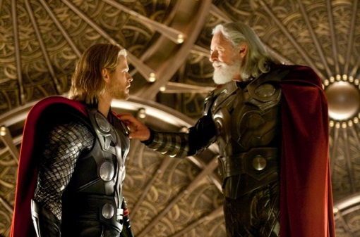 Thor and Odin reunited
