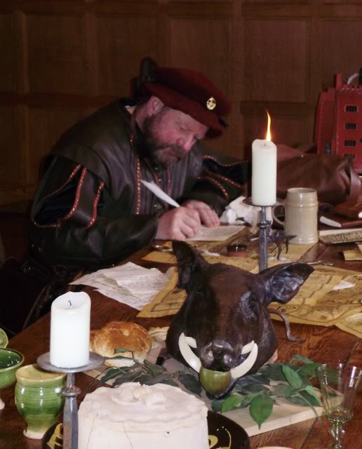 Can't write without my roasted boar...