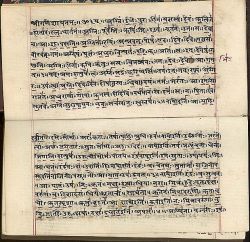 Rigveda manuscript from the early 19th century