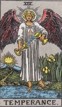 RWS_Tarot_14_Temperance