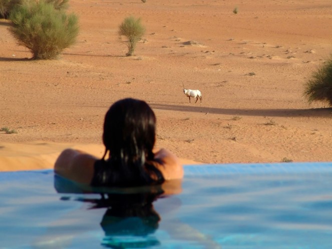 A woman and a unicorn. Obvious really.