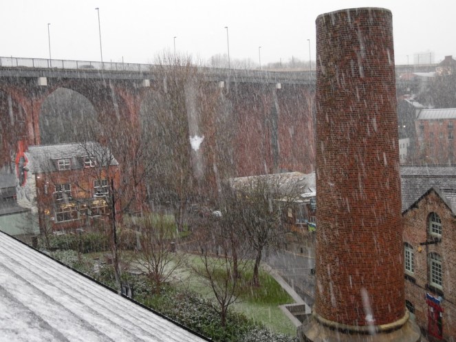 Snow Angel in Ouseburn