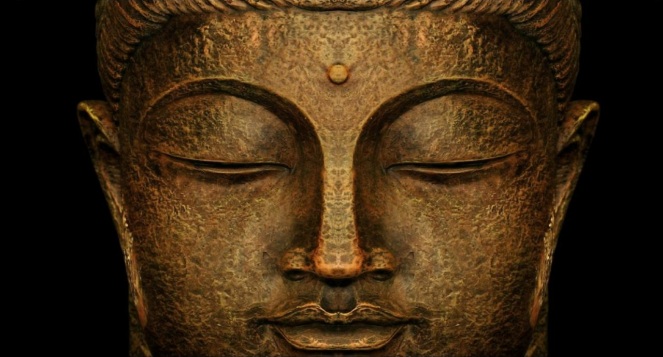 Buddha statue meditating